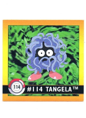 Sticker No 114 Tangela/Tangela - Pokemon / Artbox 1999