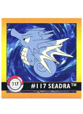 Sticker Nr 117 Seadra/Seemon - Pokemon - Series 1 - Nintendo / Artbox 1999