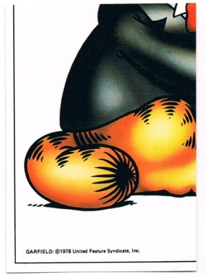 Panini Sticker No. 12 - Garfield 1989