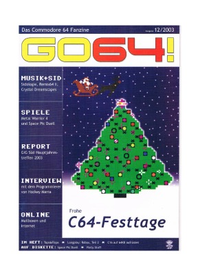 Ausgabe 12/03 - 2003 - GO64 - Das Commodore-64-Magazin
