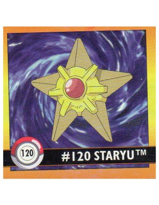 Sticker No 120 Sterndu/Staryu - Pokemon / Artbox 1999