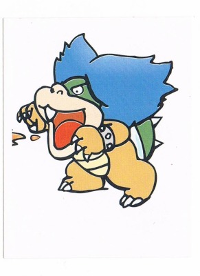 Sticker No. 121 - Super Mario Bros. 3/NES/Ludwig von Koopa - Nintendo Official Sticker Album