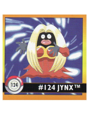 Sticker No. 124 Rossana/Jynx - Pokemon / Artbox 1999