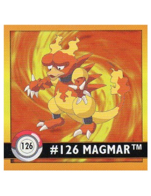 Sticker No. 126 Magmar/Magmar - Pokemon / Artbox 1999