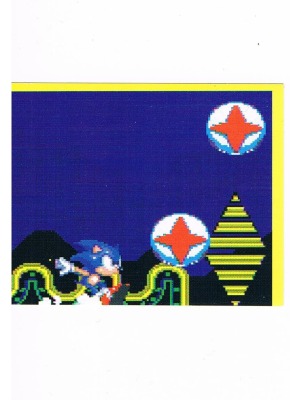 Panini Sticker No. 13 - Sonic - Official Sega Sticker Album