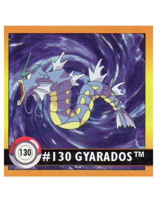 Sticker Nr 130 Garados/Gyarados - Pokemon - Series 1 - Nintendo / Artbox 1999