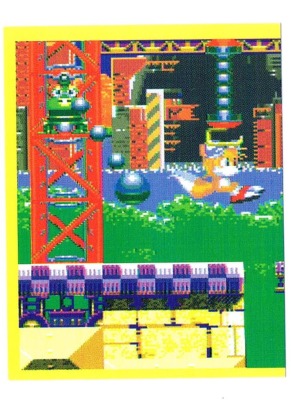 Panini Sticker No. 144 - Sonic - Official Sega Sticker Album