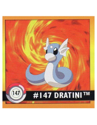 Sticker Nr 147 Dratini/Dratini - Pokemon - Series 1 - Nintendo / Artbox 1999