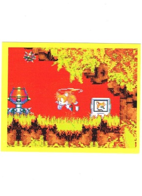 Panini Sticker No. 152 - Sonic - Official Sega Sticker Album