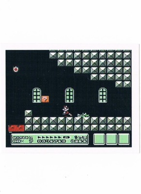 Sticker No 154 - Super Mario Bros 3/NES - Nintendo Official Sticker Album Merlin 1992