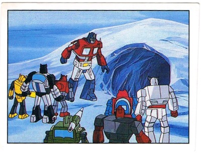 Panini Sticker No. 156 - The Transformers 1986