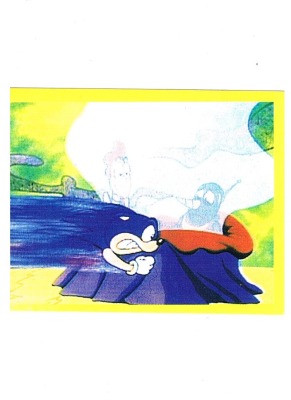 Panini Sticker No. 157 - Sonic - Official Sega Sticker Album
