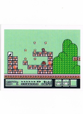 Sticker No 158 - Super Mario Bros 3/NES - Nintendo Official Sticker Album Merlin 1992