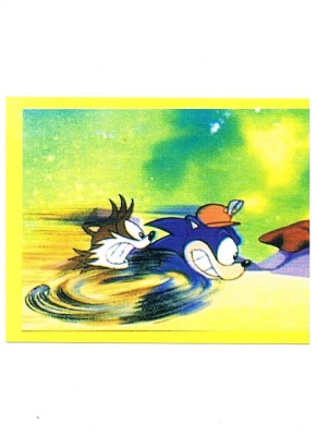 Panini Sticker No. 160 - Sonic - Official Sega Sticker Album