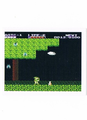 Sticker No 161 - Zelda II: The Adventure of Link/NES - Nintendo Official Sticker Album Merlin 199