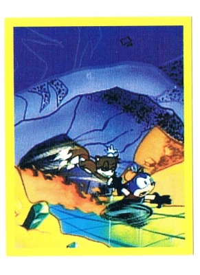 Panini Sticker No. 162 - Sonic - Official Sega Sticker Album