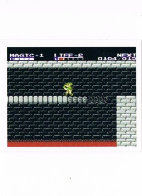 Sticker No 169 - Zelda II: The Adventure of Link/NES - Nintendo Official Sticker Album Merlin 199