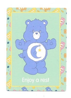 17. enjoy a rest - Care Bears / Glücksbärchis - Trading Card