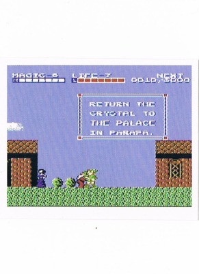 Sticker No. 170 - Zelda II: The Adventure of Link/NES - Nintendo Official Sticker Album Merlin 19