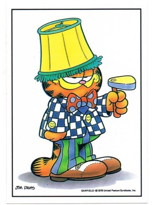 Panini Sticker No. 18 - Garfield 1989