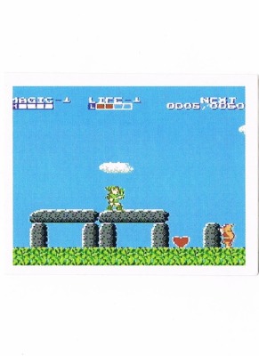 Sticker No 189 - Zelda II: The Adventure of Link/NES - Nintendo Official Sticker Album Merlin 199