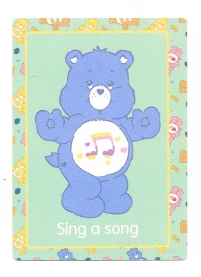 19. Sing a song - Care Bears / Glücksbärchis - Trading Card