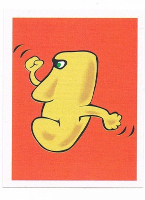 Sticker No 197 - Super Mario Land/Game Boy/Tokotoko - Nintendo Official Sticker Album Merlin 1992