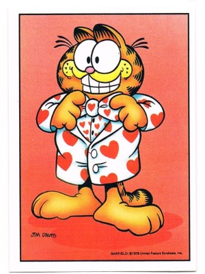 Panini Sticker No. 20 - Garfield 1989