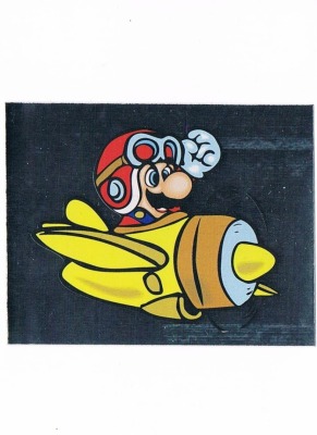 Sticker No 205 - Super Mario Land/Game Boy/Sky Pop - Nintendo Official Sticker Album Merlin 1992