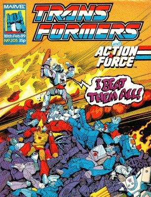 The Transformers - Comic - Generation 1 / G1 - 1989 - Feb 89 205 - Englisch - I beat them all - Tran