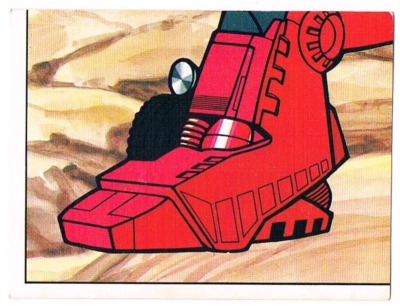 Panini Sticker No. 215 - The Transformers 1986
