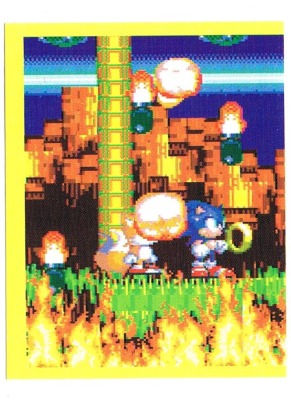 Panini Sticker Nr. 24 - Sonic - Official Sega Sticker Album