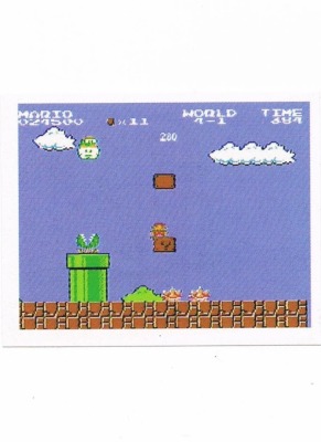 Sticker No. 24 - Super Mario Bros. 1/NES - Nintendo Official Sticker Album Merlin 1992