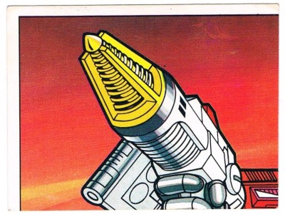 Panini Sticker No. 251 - The Transformers 1986