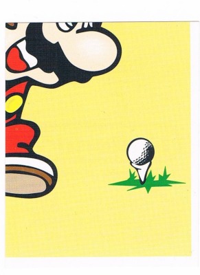 Sticker Nr. 252 - Golf/Game Boy - Nintendo Official Sticker Album Merlin 1992