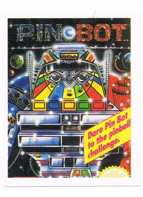 Sticker No 267 - Pin Bot/NES - Nintendo Official Sticker Album Merlin 1992