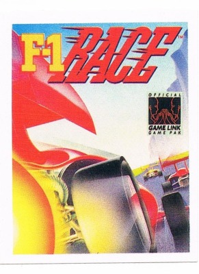 Sticker No 269 - F-1 Race/Game Boy - Nintendo Official Sticker Album Merlin 1992