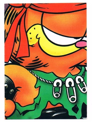 Panini Sticker No. 28 - Garfield 1989