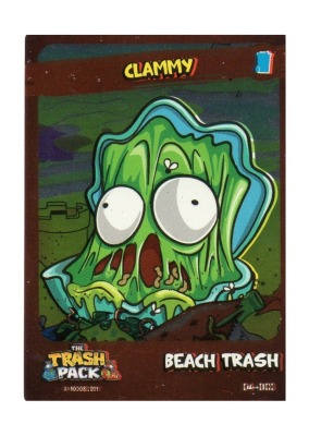 Clammy / Beach Trash - The Trash Pack Trading Cards - Series 2