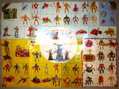 Figures poster - Masters of the Universe - 80s Merchandise