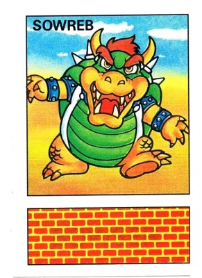 Sticker Nr. 30 Nintendo / Diamond 1989 - Nintendo Sticker Activity Album