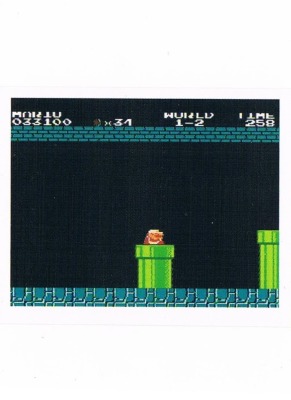 Sticker No. 31 - Super Mario Bros. 1/NES - Nintendo Official Sticker Album Merlin 1992