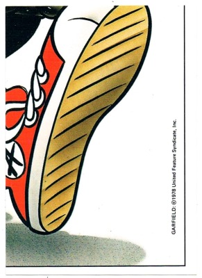 Panini Sticker No. 32 - Garfield 1989