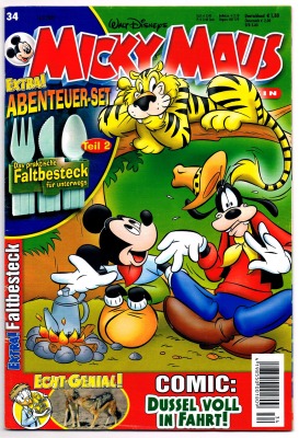 Micky Maus Heft Nr. 34 2002
