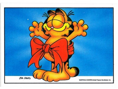Panini Sticker No. 36 - Garfield 1989
