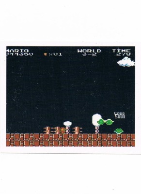 Sticker Nr 40 - Super Mario Bros 1/NES - Nintendo Official Sticker Album Merlin 1992