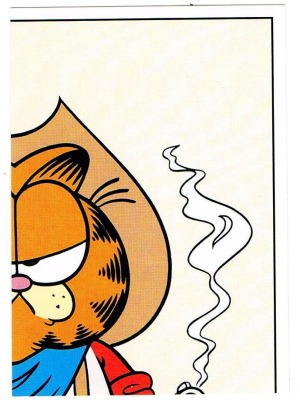 Panini Sticker No. 44 - Garfield 1989