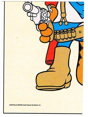 Panini Sticker No. 45 - Garfield 1989