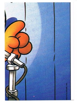 Panini Sticker No. 6 - Garfield 1989