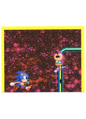 Panini Sticker No. 62 - Sonic - Official Sega Sticker Album